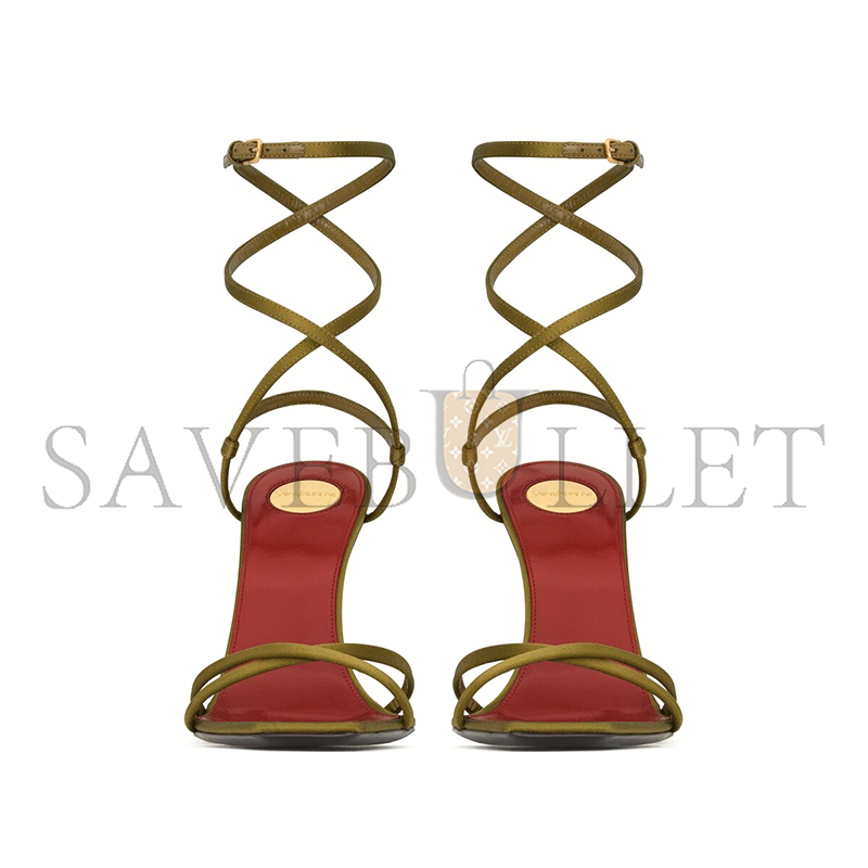 Y*L opyum sandals in satin crepe 8179729qnbs2309